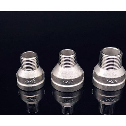 1/4" 3/8" 1/2" 3/4" 1" BSP Female To Male Reducer Coupler 304 Stainless Steel Pipe Fitting Water Gas Oil