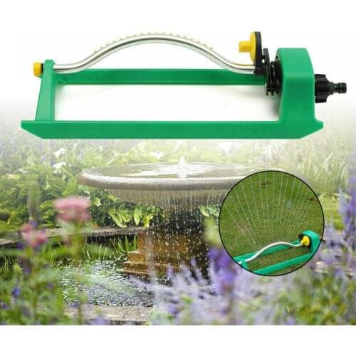 18 Hole Oscillating Lawn Sprinkler Watering Garden Water Pipe Hose Connector