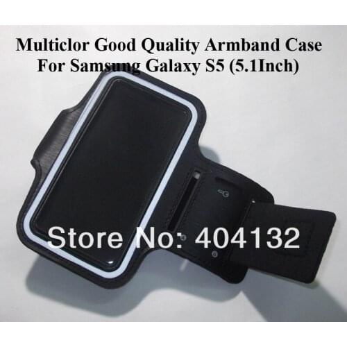 200PCS/Lot 5.1'' Good Quality Running Sports Arm Band Pouch For Samsung Galaxy S5 S6 Armbands