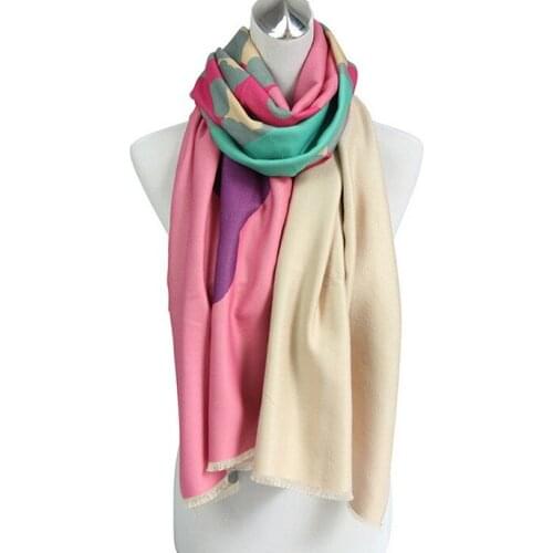 2016 winter cashmere wool cotton leopard print scarf Shawl Wrap Womens Girls Ladies Scarf Christmas gift 190*62cm 9pc/lot #3959