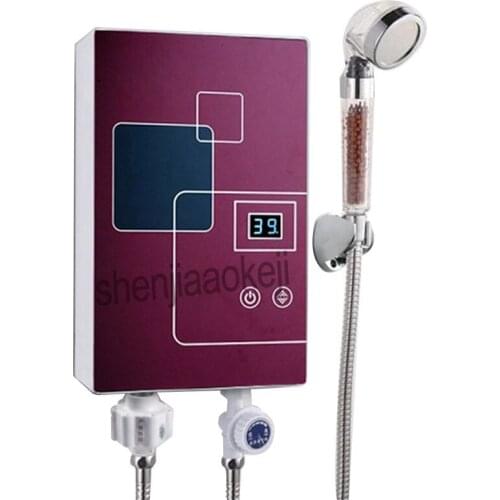 220v 6000w Instant Electric Water Heater Household instantaneous hot shower for bathroom Kitchen instant Heating water supply
