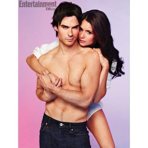 5D Diamond Painting TV Poster The Vampire Diaries Diamond Embroidery Characters Cross Stitch Kit Mosaic Home Wall Decoration Art