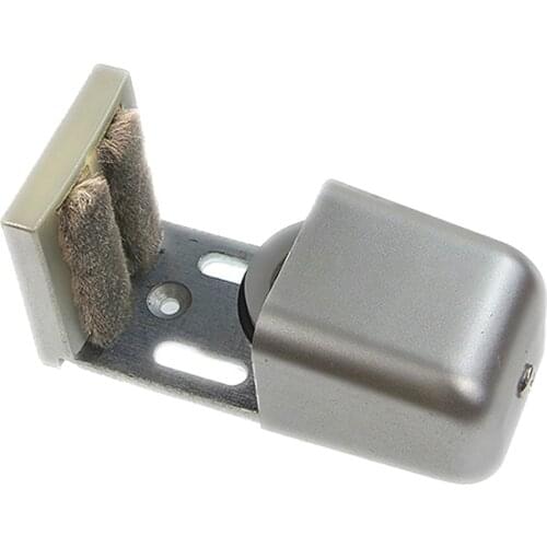 Hardware Bottom Barn Steel Automatic Sliding Door Track Mini Home Anti Swinging Floor Guide Adjustable Length Solid Low Noise