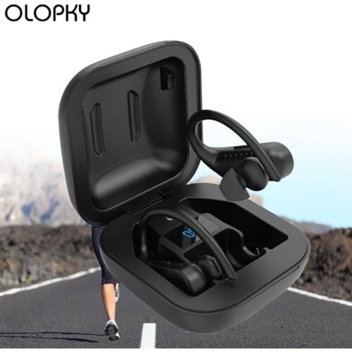 B1 Led Display Bluetooth Earphone for iPhone Wireless Headphones TWS Stereo Earbuds Waterproof Noise Cancelling Headset With Mic