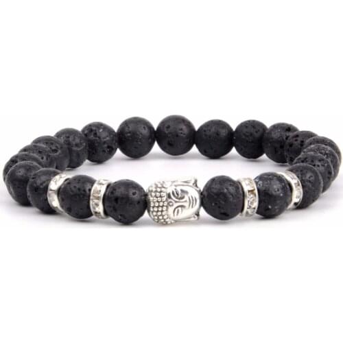 Buddha Bracelets Classic Charm Men Women Bracelets & Bangles 2018 New Pulseira Fashion Stone Beads Jewelry Gifts Wholesale