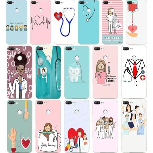 022FG Cartoon Medicine Nurse Doctor Dentist gift Soft Silicone Tpu Cover phone Case for huawei Honor 9 10 20 Lite Pro