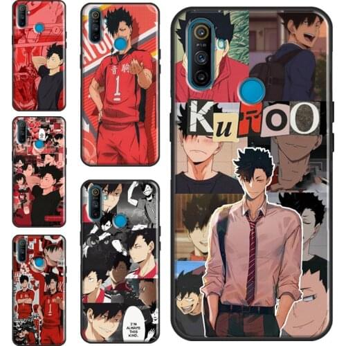 Kuroo Testurou Anime Haikyuu For Realme 8 Pro 6 7 Q3 Pro GT Neo C15 C3 C21 C11 Phone Case For OnePlus 9 Pro 8 7T 8T 9R