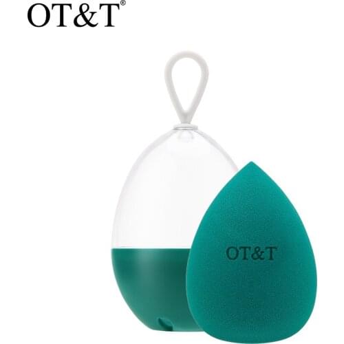 Makeup Sponge Holder Waterdrop Cosmetic Sponge Liquid Foundation Blender Portable Soft Cosmetic Puff Makeup Foundation Sponge