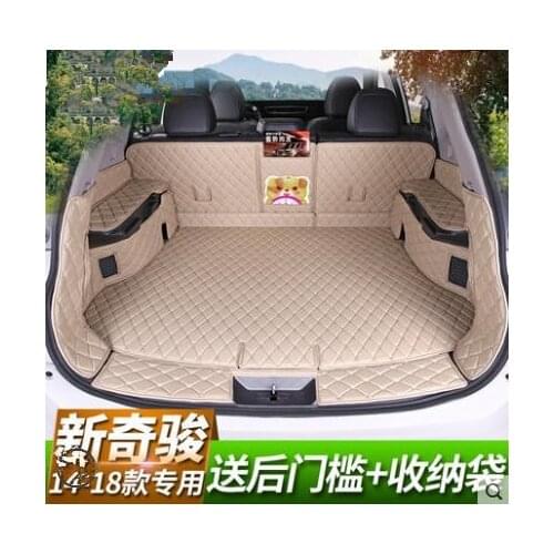 For 2014-2017 Nissan X-Trail T32 Cargo Liner Interior Accessories Carpet car styling Foot Trunk mat