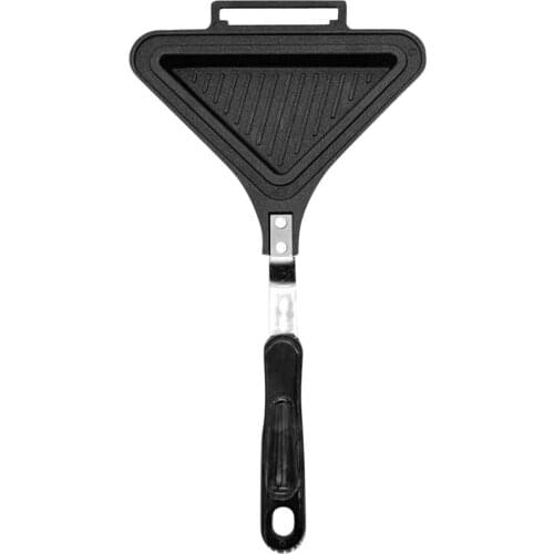 Double-Sided Sandwich Pan Non-Stick Iron Bread Toast Breakfast Machine Frying Pan Household Baking Accessories Cookware Tool