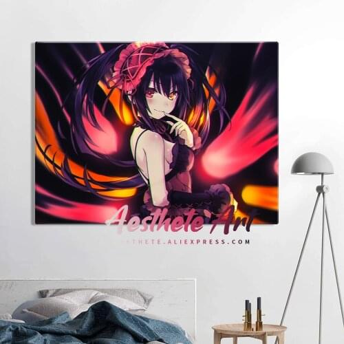 Kurumi Tokisaki Date A Live Anime Canvas Painting Wall Art Posters Prints Pictures Living Room Decoration Home Decor Manga