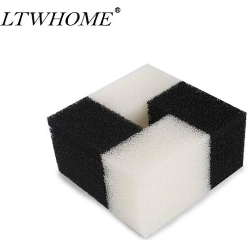 LTWHOME Compatible Foam Filters and Carbon Filters Set Suitable for Interpet PF1 Internal Filter