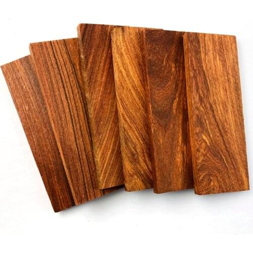 2pieces DIY Knife Handle Making Material,Hongteng Wood for Knife Handle Patch Material 120x40x10mm