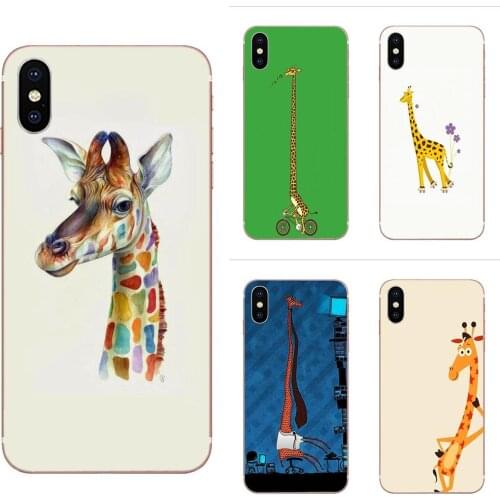 Cute Cartoon Giraffe Soft Silica For Sony Xperia XZS XA1 L1 XA X Z Z1 Z2 Z3 Z4 Z5 XZ1 Compact E5 XZ Premium