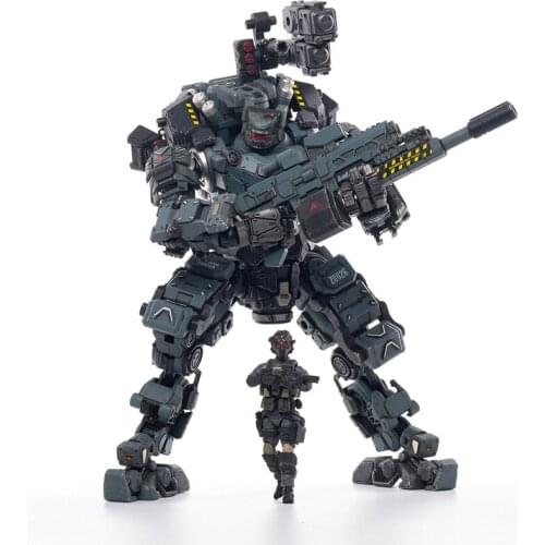 Mecha Model Steel Rib Soldier Hand-Made Deformation Childrens Assembled Toys Movable Robot in Stock
