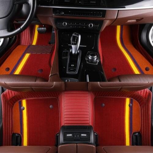 Myfmat custom foot leather CAR floor mat for BMW X1 X3 X4 X5 X6 Z4 X6M M1 M3 X5M 1/3/2/5 touring GT 2/3/4 series AUDI RS-6 RS-4