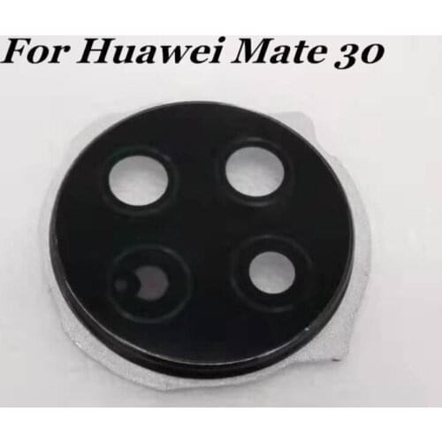 MIXUEWEIQI New Original Back Rear Camera Lens Glass Cover With Frame Holder For huawei Mate 30 mate30 Replacement Parts