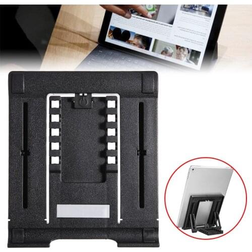 Portable 7-11 Inch Tablet Computer Stand Adjustable Desktop Mobile Phone Bracket For Watching Video Online Chatting