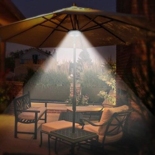 Portable Umbrella Light28 LED Lights outdoor emergency lighting detachable disc hanging light for Patio Umbrellas Camping Tents
