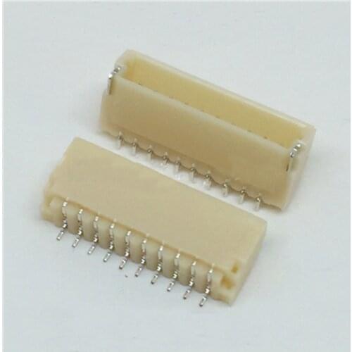 Rectangular Connectors 10PCs/ SM10B-SRSS-TB Connector Header Surface Mount Right Angle 10 position 0.039" (1.00mm)