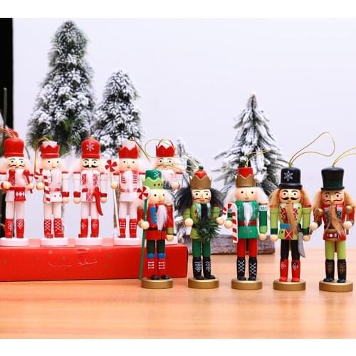Christmas Decorations Boxes Nutcracker Puppet Soldier Room Home Living room New Desktop Deco kindergarten furnishings Gifts