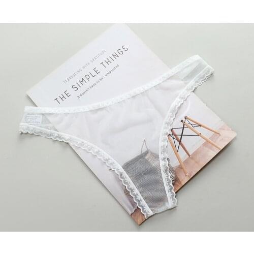 Sexy Women Underwear G String Femal Lace Lingerie Transparent T-Back Thong Seamless Panties Japan Style Low-Waist Knickers