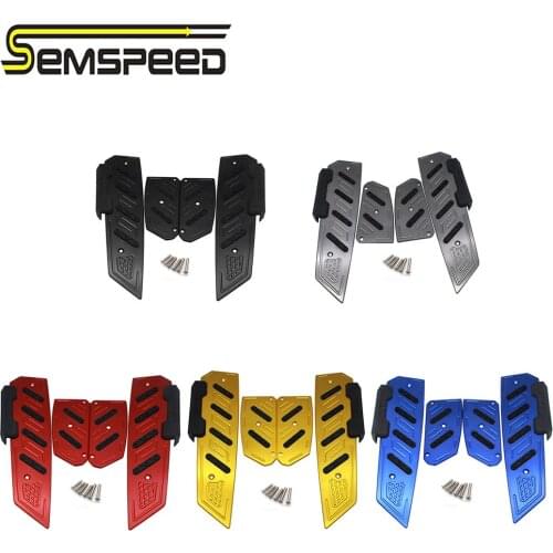 SEMSPEED New Motorcycle Modified Accessoriess CNC Footrest Footpads Pedal Plate For Honda MF13 Forsa 300 250 125 2018 2019 2020