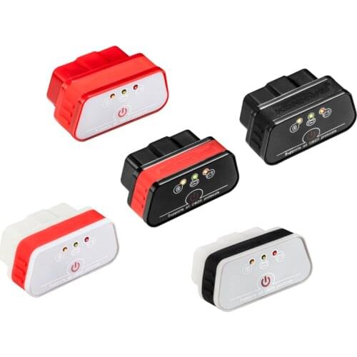 KW901 ELM327 Bluetooth 3.0 ODB2 II Diagnostic Code Scanner Reader 5 Colors Choice ELM327 Bluetooth for Android Phone