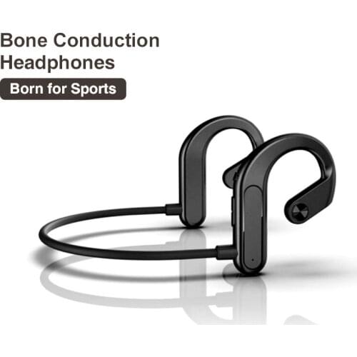 Universal Bone Conduction Headphones Wireless Sports Earphone Bluetooth-Compatible Headset Hands-free With Microphone For Run