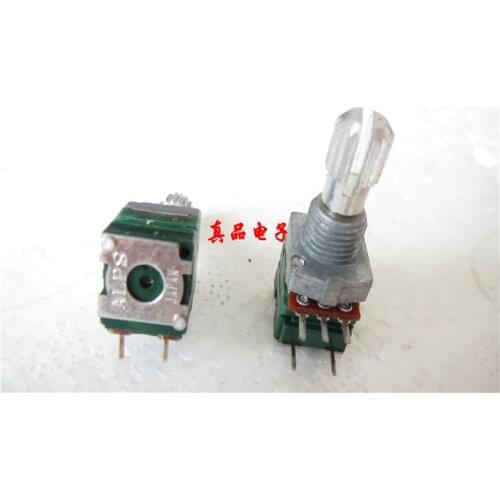 [VK] ALPS 9011 imported from Japan B103 10K single switch potentiometer handle length 15MM press switch