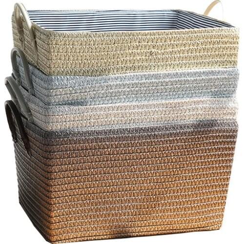 Japanese Brief Dirty Clothes Storage Basket The Children Toy Storage Basket Home ZAKKA Style Lundry Storage Box