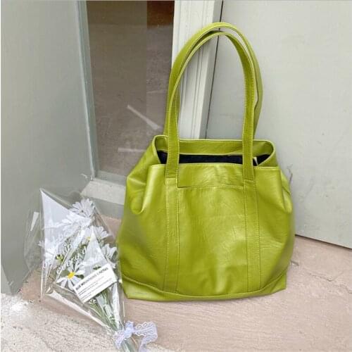 Crocodile Large Soft Tote Bags For Women Ladies Shopper Handbags PU Leather Female Shoulder Bags Summer 2021 Green White Brown
