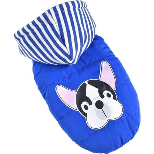 Winter Dog Jacket Coat Puppy Small Dog Clothes Hooded Outfit Yorkshire Poodle Pomeranian Schnauzer Pug French Bulldog Clothing