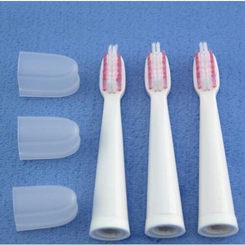 1042 3pcs/lot Replacement electric Toothbrush heads for Borui Soft Bristles precision clean tooth heads for TB002/TB003/TB004