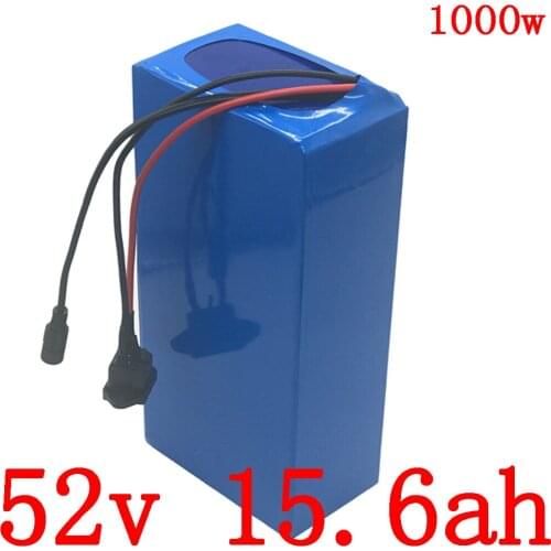51.8V 52V 1000W eBike battery pack 52V 15AH Lithium battery 52V 10AH 12AH 13AH 15AH 18AH 20AH 25AH 30AH Electric Bicycle Battery
