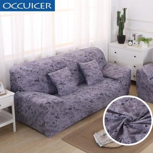 Inkjet Pattern Sofa Covers Elastic Stretch Universal Sectional Throw Couch Corner Cover Cases For Furniture Armchairs Home Decor