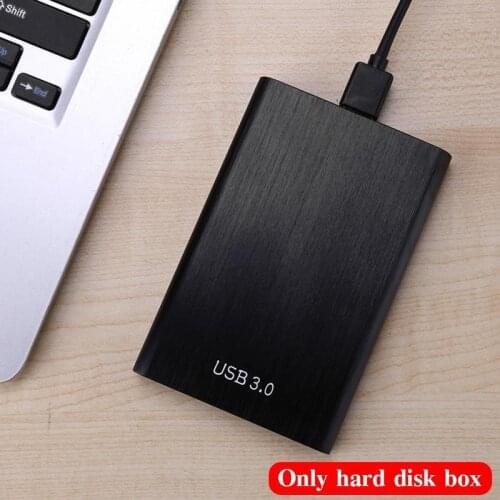 Portable External Hard Drive Ultra Slim SATA Storage Devices Case Hard Drive Case Support winxp / win7 / win8 / win10 / Vista