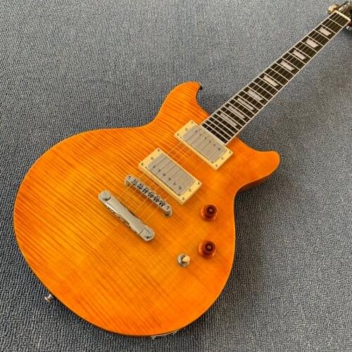 Custom Shop Flame maple top Electric Guitar China with Chrome hardware,free shipping