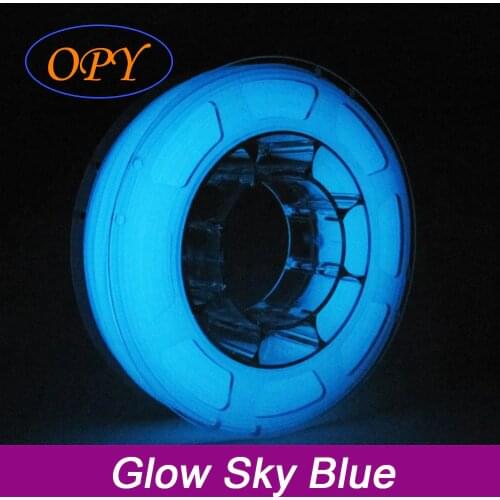 Glow In Dark Luminance Print Filament 3D Printer Plastic 10M 100G Sample Red Green Sky Blue Purple