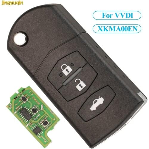 Jingyuqin 5pcs XKMA00EN VVDI2 Mini Key Tool For Mazda Type VVDI Xhorse Wire Car Key Remote Control Universal Style 3 Buttons