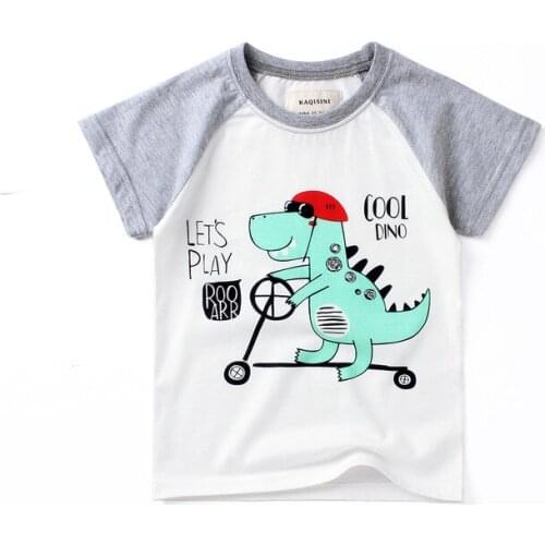 Summer ChildrenS Wear Boys And Girls T-Shirt Cartoon Fortnight Pattern ChildrenS Short-Sleeved T-Shirt Wholesale Baby Clothes