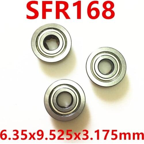 2019 New New Arrival Rodamientos Free Shipping Flange Bearings Sfr168 6.35x9.525x3.175mm Sfr8 28.575*12.7*7.938mm Zz Abec3 A3
