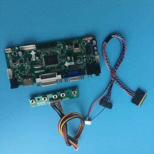 Audio LVDS DVI HDMI VGA LCD controller board LED M.NT68676 KIT for LP133WH2-TLF1 1366*768 monitor panel card cable 40pin