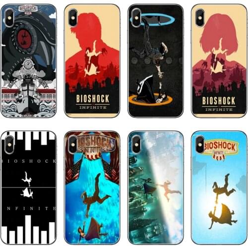 Silicone Case Coque For Xiaomi Mi 9 8 SE Pro A2 Lite 6X 5 4 A3 A1 Note Max Mix 2 3 Pocophone F1 TPU Cover Bioshock infinite