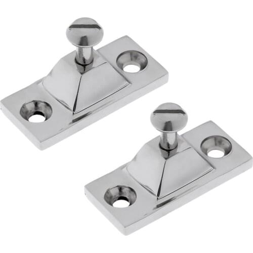 Heavy Duty Marine Stainless Steel Boat Deck Hinge Bimini Top Cover Fitting Accessories with Two Holes