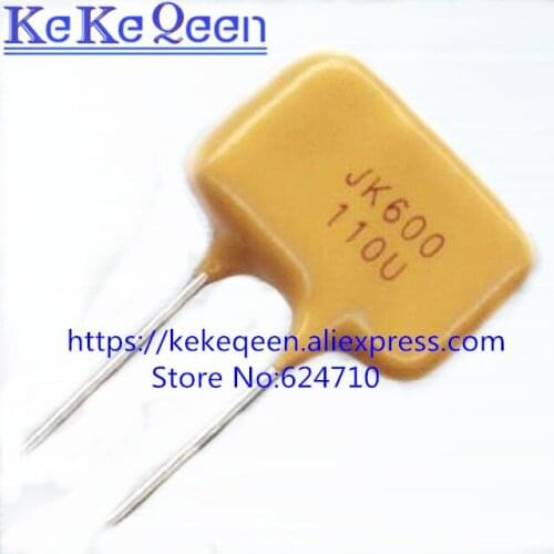 10PCS/LOT Self Recovery Fuse JK600-110U 600V 110MA 0.11A PPTC