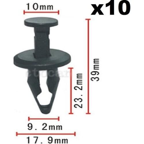 10pcs Front Bumper Fascia Retainer Clip Fastener for FORGM 10157900 11517803,15993201