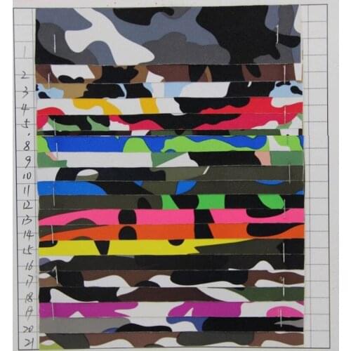 10 yards PVC artificial leather cross pattern camouflage camouflage Cross leather fabric free shipping