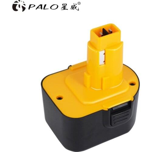 Palo 12V 3000mAh Ni-MH Rechargeable Battery Power Tools Batteries Cordless Drill for Dewalt DE9071 2802K DE9074 DE9075 DC740K