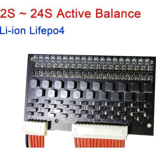 Active Balance board 2S ~ 24S 1.5A Li-ion Lipo Lifepo4 Lithium Battery Energy Transfer equalizer protection Board 4S 7S 14S 16S